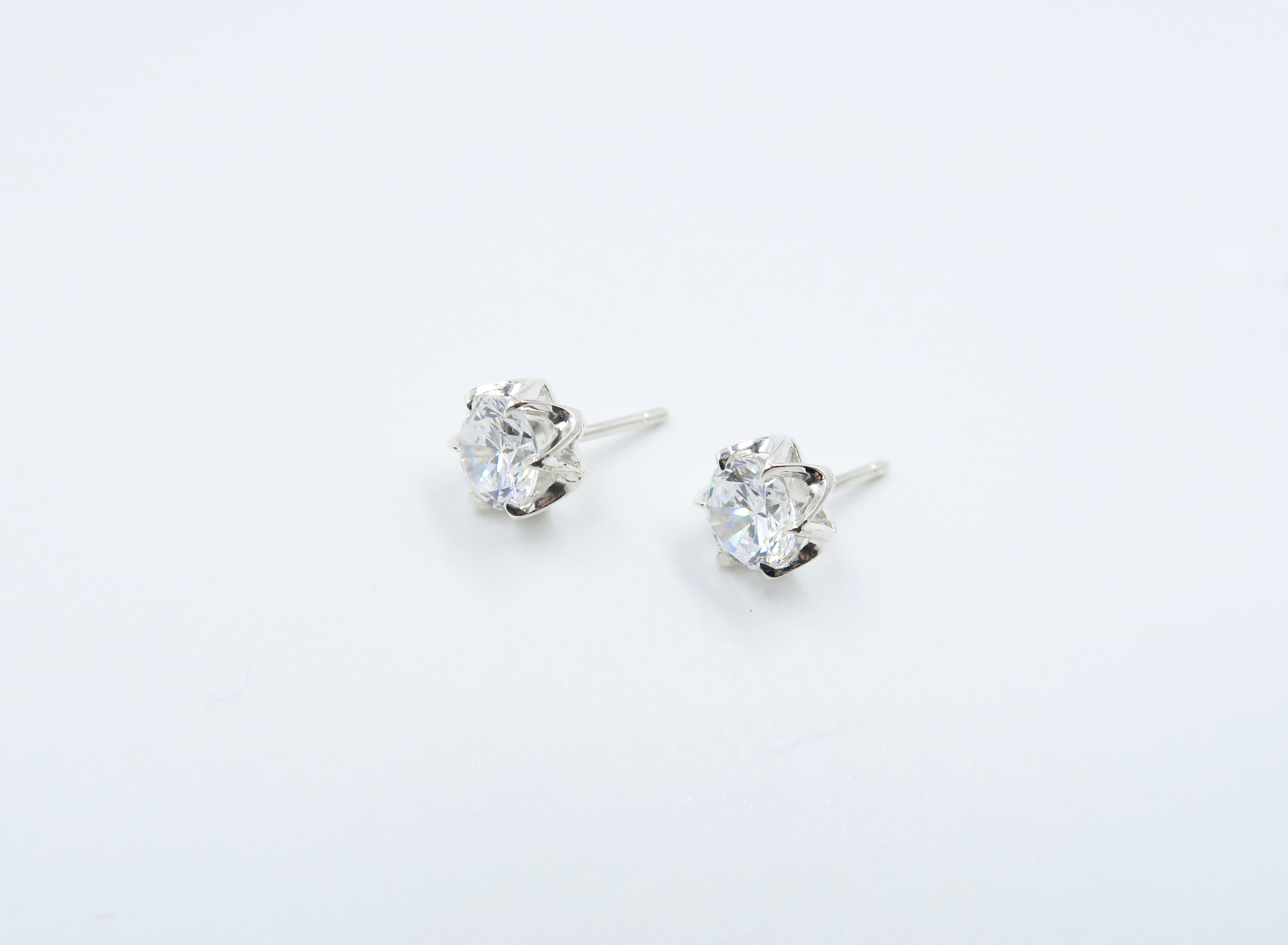 Sapphire Halo Earrings